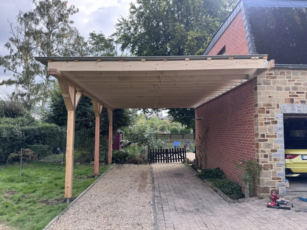 Carport pour camping 40 m² ￼et 3m20 sous plafond